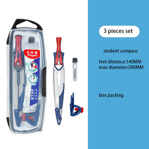 Ensemble de <span class=keywords><strong>compas</strong></span> pour étudiants MAPED avec <span class=keywords><strong>levier</strong></span> de verrouillage intelligent en métal, porte-mine mécanique, 5 pièces/ensemble - Product Image 3