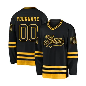 Benutzer definiertes Design Volle Sublimation Druck Hockey Jersey Team Praxis Großhandel Hockey Jersey Shirts