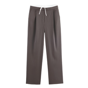 Custom acid wash wide leg <b>sweatpants</b> <b>for</b> clothing brands <b>women</b> vintage wash <b>sweatpants</b> baggy pants wholesale - Product Image 1