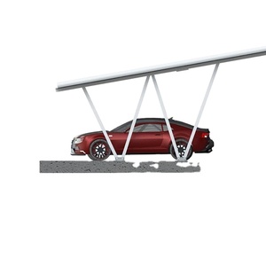 Carport solare parcheggio capannone <span class=keywords><strong>garage</strong></span> telaio applicazioni solari pannello strutture acciaio Carport auto - Product Image 2