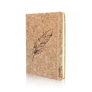 boshiho素食软木笔记本定制和素食环保软木笔记本，用于旅行和学习