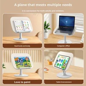 <span class=keywords><strong>Sujetalibros</strong></span> y Soporte de Lectura de Madera de Tres Secciones, Ajustable en Altura, para Oficina, Estilo Simple - Product Image 5