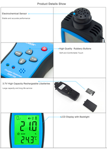 Hedao xách tay <span class=keywords><strong>Freon</strong></span> rò rỉ Detector LED <span class=keywords><strong>gas</strong></span> rò rỉ với linh hoạt cảm biến không gỉ R134a R22 R11 - Product Image 6