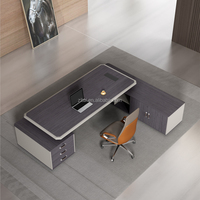 Bureau de direction de luxe en direct d'usine - Mobilier en bois écologique et durable, design minimaliste, rangement, montage facile