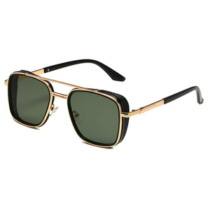 Nouvelles Lunettes de Soleil Pilote Double Pont Tendance 2025 Unisexe Rétro Style Boîtier Protection UV400 pour la Conduite - Product Image 4