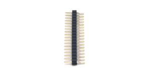 Conector de pin header de paso de 2.54mm, de una sola fila, SMT H2.5mm con cubierta lateral de material LCP 1*18P - Product Image 2