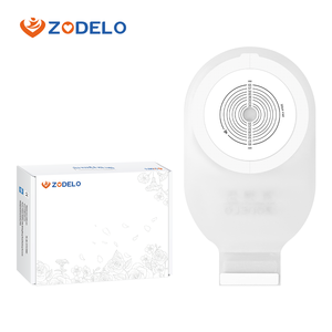 Zodelo 의료 용품 제조업체 일회용 불투명 인공 항문 절개 가방 <span class=keywords><strong>Ostomy</strong></span> & Ileostomy 케어를위한 <span class=keywords><strong>Ostomy</strong></span> 파우치 - Product Image 1