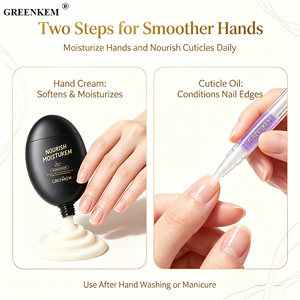 Kit de <span class=keywords><strong>soin</strong></span> des mains pour salon de manucure, crème pour les mains en forme d'œuf, stylo à <span class=keywords><strong>huile</strong></span> pour cuticules, coffret cadeau pour salon, logo personnalisé, coffret cadeau de luxe pour nail art - Product Image 4