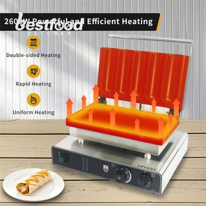Máquina Eléctrica Comercial para Hacer Wraps de Pollo Estilo Nuevo México, Asador de Burritos, Calentador de Rollos, Máquina para Hacer Waffles de Acero Inoxidable - Product Image 2