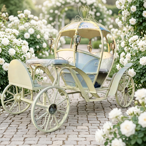 Meilleur prix - Carrosse électrique en forme de citrouille à 4 roues - Carrosse de mariage de luxe et élégant - Product Image 1