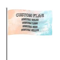 Drapeaux en satin de polyester personnalisés, rectangulaires, pour la promotion, petits drapeaux personnalisés pour la rue ou les murs