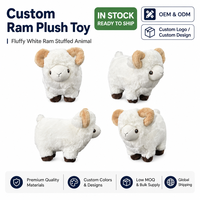 Boneka Domba Plush Langsung dari Pabrik, Isian Kapas PP Super Lembut, Desain Kustom, Bantal Panjang, Boneka Nyaman untuk Tidur