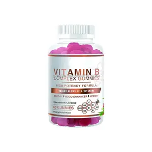 OEM ODM Kollagen Kaugummi Nährstoff Vitamin B kostenloses Label Design Gesundheitsmittel Gummi-Süßigkeit Nahrungsergänzungsmittel