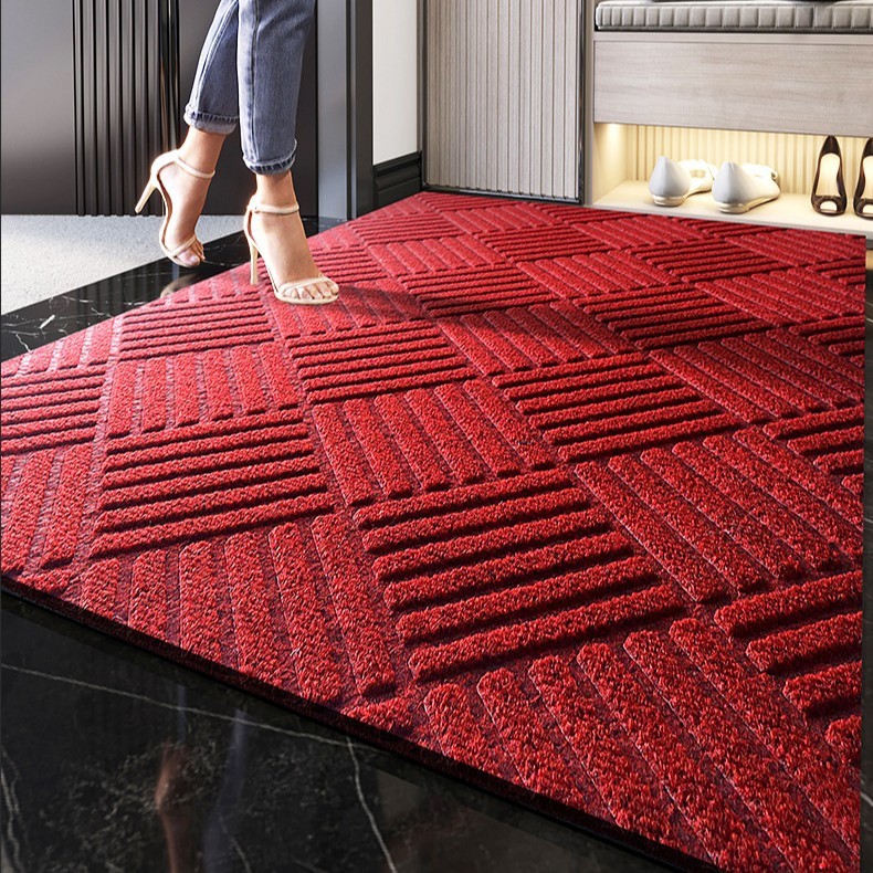 Dark red diamond pattern