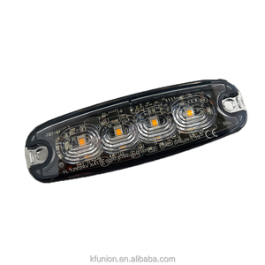 Slanke <span class=keywords><strong>Strobe</strong></span> Verlichting Synchrone Modus Amber Blauw Waarschuwingslamp Auto Flitslicht IP67 Waterdicht CE Gecertificeerd 3W LED 26 Flitsen - Product Image 5