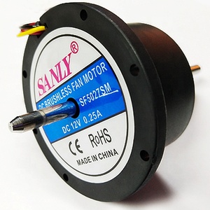SANLY 5027 브러시리스 <span class=keywords><strong>12V</strong></span> <span class=keywords><strong>DC</strong></span> 방수 모터, 3000rpm 슬리브 베어링 12/24V 전자 기기 및 팬용 진동 모터 - Product Image 4