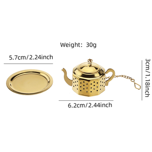 WELAND Teiera di Alta Qualità a Forma di Teiera <span class=keywords><strong>con</strong></span> Infusore e Filtro in Acciaio Inossidabile - Product Image 6