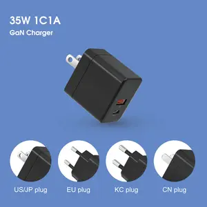35W 65W Mini Smart Portable Mobile Phone Pd Qc3.0 For Iphone 15 Power Adapter Charger Type-C Fast Charging Battery Charger