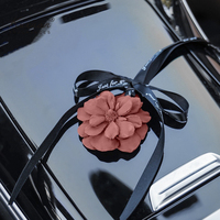Nouvelle plaque en céramique arôme Sachets suspendus pierre parfumée fleur ruban huile essentielle naturelle voiture placard vêtements tiroir corde Type