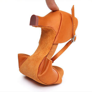 Sepatu Dansa Latin Salsa Ballroom Satin 7.5Cm Sepatu Dansa Hak Tinggi Bersol Lembut untuk Anak Perempuan Sepatu Dansa <span class=keywords><strong>Tango</strong></span> Salsa untuk Wanita - Product Image 6