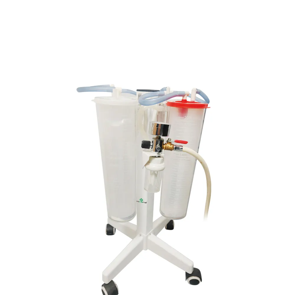 4 Bottle Medical Disposable Suction Canister Liners System For Collecting Biohazardous Fluids