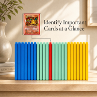 Étui pour cartes de sport 180PT ultra-résistant à fermeture rapide, plaque en acrylique transparente pour cartes TCG