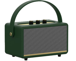 MK-324 Wireless Desktop <strong>Speaker</strong> Classic Retro Mini Leather Wood <strong>Speakers</strong> Portable Active Stereo Wireless Music Player. - Product Image 4