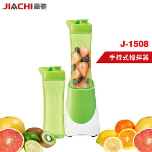 Jiachi J-1508 Handheld Blender Green Electric Juicer Smoothie Maker Plastic 45x12x18mm - Product Image 1