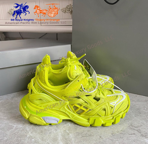 Sneakers de trail unisexes en violet métallisé, avec empeigne en mesh respirant, lacets, semelle épaisse et robuste, antidérapante, décontractées, Balenciagaes - Product Image 3
