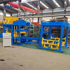Machine automatique hydraulique QT4-25 pour la fabrication de blocs <span class=keywords><strong>creux</strong></span> autobloquants et ligne de production de briques - Product Image 1