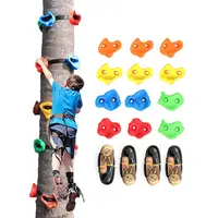 Fast Delivery Custom Color Portable Indoor Outdoor 3 Types Small Gym Climbing Stone Wall Rock Climbing Holds For Kid