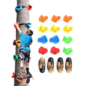 Livraison rapide couleur personnalisée Portable intérieur extérieur 3 Types petite salle de sport escalade mur de pierre escalade détient pour enfant - Product Image 1