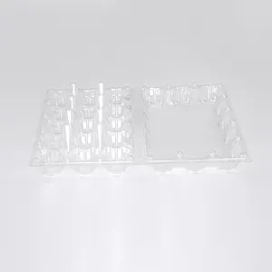 8/9/12/24 trous plateau à oeufs en plastique transparent cartons à oeufs en plastique transparent de taille moyenne Cartons à oeufs en plastique