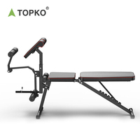 Topko Nouveau Rack de Musculation Semi-Complet Commercial et Domestique, Équipement de Fitness Multi-Gym, Banc de Musculation Réglable et Rack de Squat