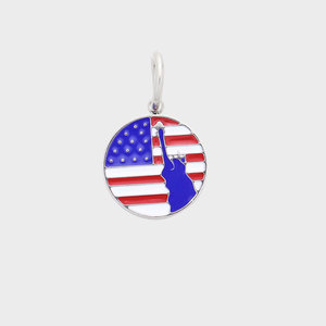Custom Waterproof 14k 18k Pvd Gold Plated 316L Stainless Steel Luxury Country Flag <b>Charms</b> for <b>Bracelet</b> Necklace Jewelry Making - Product Image 6