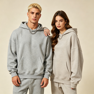Sudadera con Capucha Moderna para Hombre, 350GSM, Corte Holgado, Estampado Puff, Estilo Hip Hop - Product Image 3