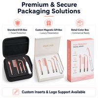Appareil facial haute fréquence IFINE Beauty Darsonval, baguette portable de thérapie au néon, à l'argon et à l'ozone pour le rajeunissement de la peau