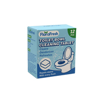 12PK nettoyant écologique pour cuvette de toilette polyvalent et durable soluble avec des ingrédients de propreté