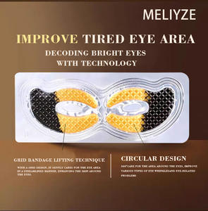 Vente en gros de patchs pour les yeux en or 24 carats pour les <span class=keywords><strong>cernes</strong></span>, les poches sous les yeux, les ridules, les poches sous les yeux, infusés au collagène avec de l'acide hyaluronique pour femmes - Product Image 1