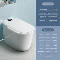 Ensemble WC intelligent avec bidet, nouveau design, pour salle de bain, WC intelligent en céramique allongé avec télécommande, bidet automatique