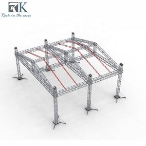 Structure de scène extérieure en aluminium pour DJ, avec écran LED et système de levage au sol - Product Image 1