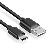 Cable de Datos USB Tipo-C de Carga Rápida, Cable de Goma de PVC para Computadora IOS, Impresora, iPad, iPhone