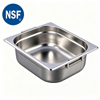 Pan Makanan Komersial Stainless Steel GN Pan Gastronorm untuk Penyimpanan Makanan Hotel Restoran Katering Dapur Buffet