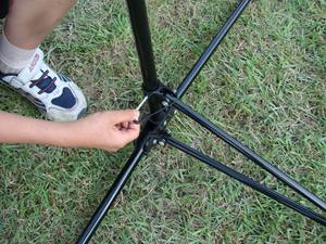 스테인레스 스틸 폴 휴대용 테니스 네트 접이식 및 캐리 백 포함 높이 조절 가능한 나일론 배드민턴 네트 세트 - Product Image 3