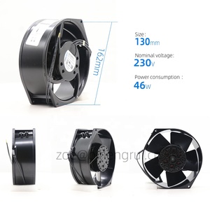 Ebmpapst 230CFM W2S130-BM03-01 230V AC 47W ตู้ควบคุมทนอุณหภูมิสูง UF-15KMR23BWHF พัดลมระบายความร้อนตามแนวแกน - Product Image 2