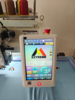 Nouvelle machine à broder automatique à tête unique informatisée extrêmement rapide avec une taille d'impression multifonctionnelle de 35x50 cm
