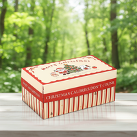 Nouvelle Boîte Cadeau de Noël 2026 Recyclable et Durable pour Biscuits, Bonbons et Glaçages – Emballage Personnalisé pour Pâtisseries
