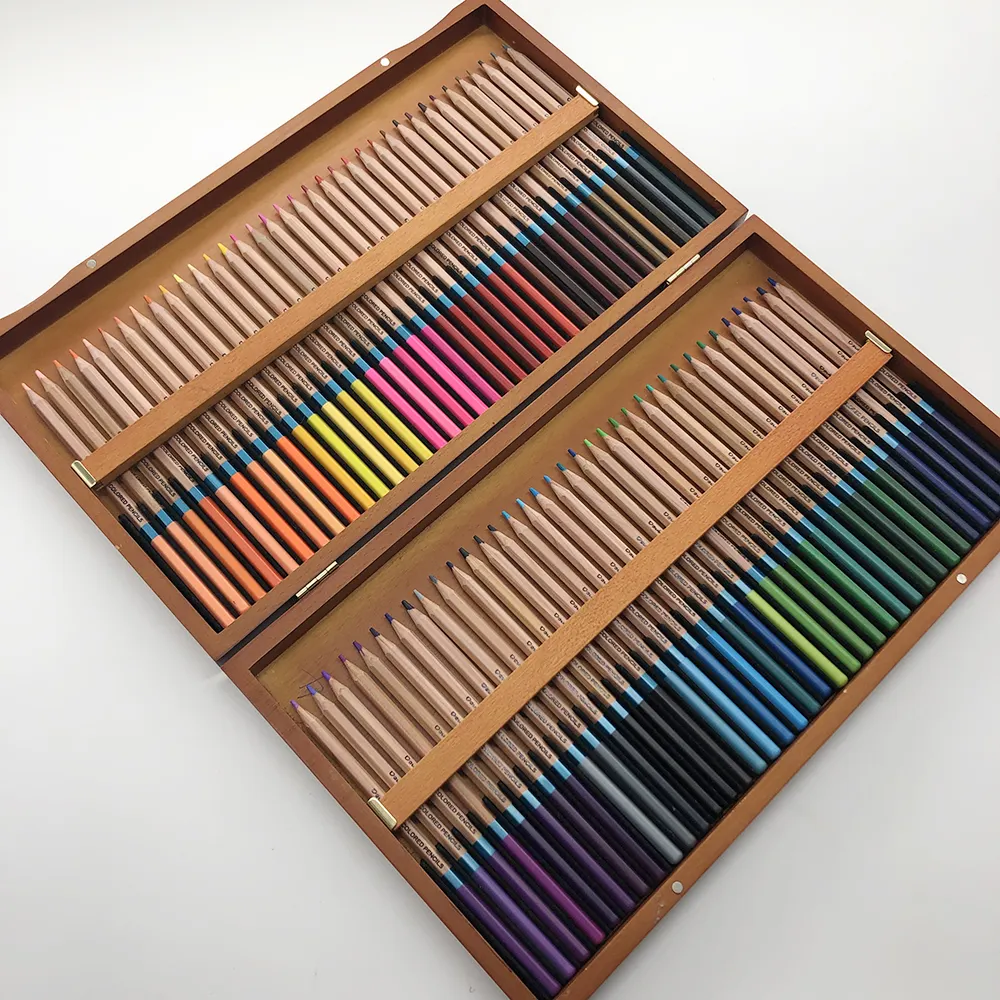 Набор деревянных цветных карандашей для рисования и творчества детей