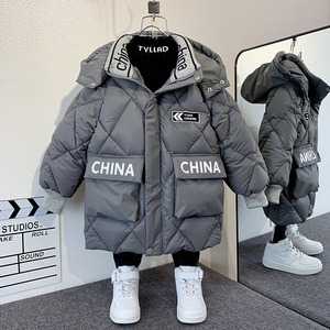 Ropa <span class=keywords><strong>de</strong></span> Moda Otoño-<span class=keywords><strong>Invierno</strong></span> <span class=keywords><strong>para</strong></span> Niños, Parka con Capucha Unisex <span class=keywords><strong>para</strong></span> Niños, Chaqueta <span class=keywords><strong>de</strong></span> Plumón <span class=keywords><strong>para</strong></span> <span class=keywords><strong>Niñas</strong></span> - Product Image 2