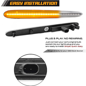 Coppia di 2 Luci di Posizione Laterali a LED Canbus, Indicatori di Direzione per Auto per <span class=keywords><strong>Alfa</strong></span> <span class=keywords><strong>Romeo</strong></span> Giulietta Veloce TI <span class=keywords><strong>Sprint</strong></span> 2010-2021, OEM#50513758 - Product Image 3
